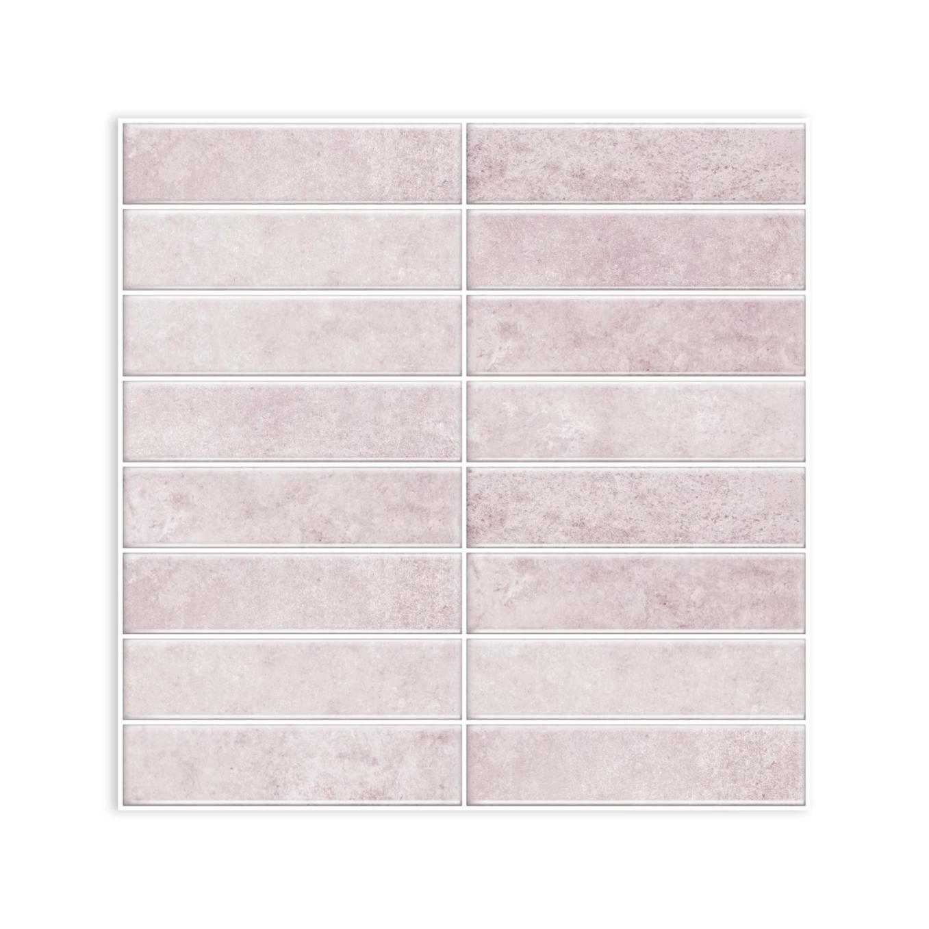 Bloom | Pink Stacked Peel and Stick Tile